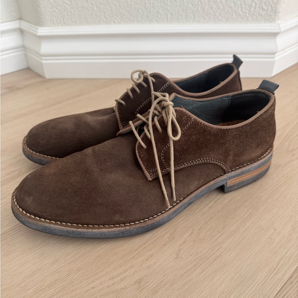 Johnston & Murphy Brown Suede Oxfords main image 6
